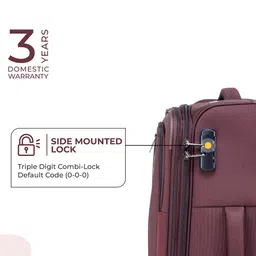 ACEPACK Yolo + Printed 360 Degree Rotation Soft-Sided Cabin Trolley Bag image 2