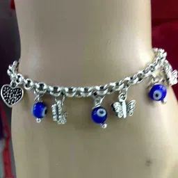 Gurjari Jewellers Women Butterfly Evil Eye Bracelet image 3