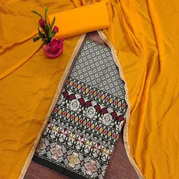 Maroosh Floral Woven Design Banarasi Jacquard Unstitched Dress Material-picture-52