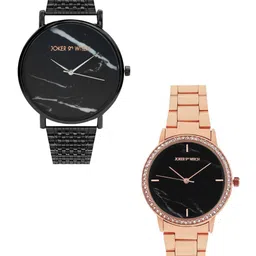 JOKER & WITCH Ben & Jerry Couple Watch Gift Set JWCW263 image 1