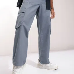 HIGHLANDER Men Easy Wash Cargos Trousers-picture-26