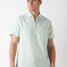 Louis Philippe Sport Men Slim Fit Opaque Striped Casual Shirt-picture-27