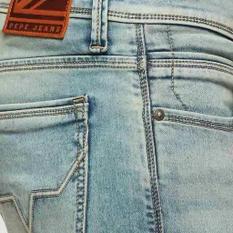 Pepe Jeans Light Indigo Blue Skinny Fit Jeans image 3
