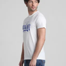 Produkt By Jack & Jones White Slim Fit Printed T-Shirt image 3
