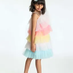 A Little Fable Multicolor Regular Fit Dress image 3