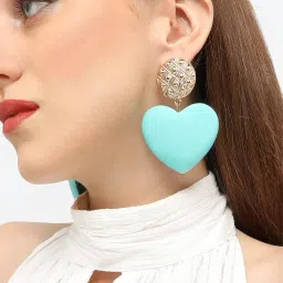 Sohi Gold Plated Party Designer Drop Earrings image 3