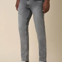 Allen Solly Jeans Grey Skinny Fit Jeans image 3