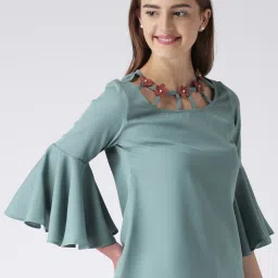 KASSUALLY Grey Relaxed Fit Top image 3