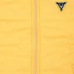 Allen Solly Junior Yellow Regular Fit Full Sleeves Jacket image 3