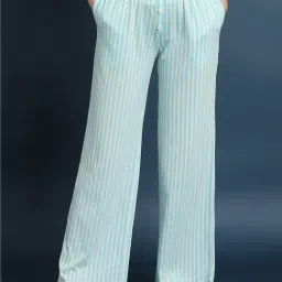 Forever 21 Blue & White Striped Lounge Pants-image-42