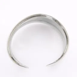 ToniQ Silver Broad Cuff Bracelet For Women image 3