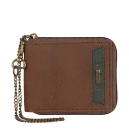 Baggit Brown Casual Zip Around Wallet for Men-picture-11