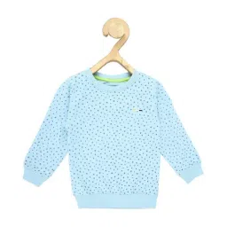 allen solly junior Allen Solly Kids Blue Printed Full Sleeves Sweatshirt-picture-35