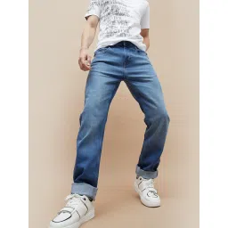 Fame Forever By Lifestyle Light Blue Slim Fit Jeans image 3