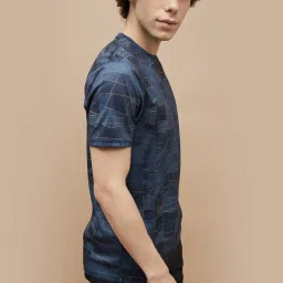 Kappa Black Regular Fit Printed T-Shirt image 3