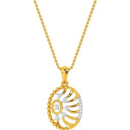 Kisna Diamond & Gold Jewellery 14k Livi Pendant-picture-20