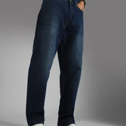 High Star Blue Cotton Flare Fit Jeans image 3