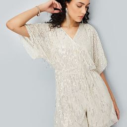 max Women Self Design V - Neck Jumpsuit-picture-45