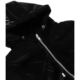 Blue Giraffe Kids Black Solid  Jacket image 3