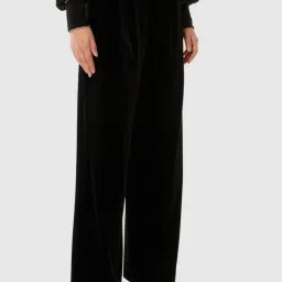 Forever New Black Blended Regular fit Pant image 3