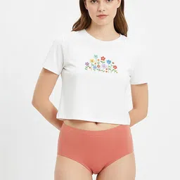 FiveFlag Pack Of 6 Combed Cotton Hipster Briefs image 2