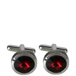 Park Avenue Maroon Embroidered Tie with Cufflinks, Pocket Square and Tie Pin image 3