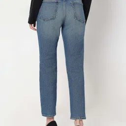 Vero Moda Blue Plain Jeans image 3