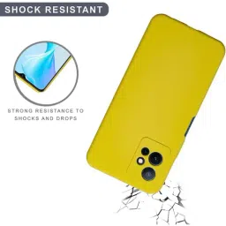Sprig Back Cover for IQOO Z6 (Yellow) image 4