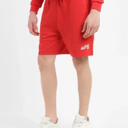 Levi's Red Cotton Regular Fit Shorts image 3