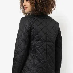 Campus Sutra Black Padded jacket image 2