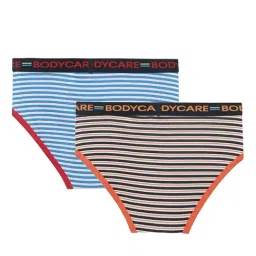 Bodycare Boys Assorted Striped Briefs (Pack Of 2) image 2
