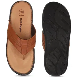 Hush Puppies by Bata Men's Tan Thong Sandals image 3