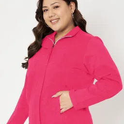 BRINNS Pink Solid Pullover Sweatshirt image 3