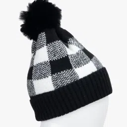 Kazo Multicolor Checks Beanie image 3