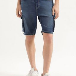 United Colors of Benetton Men Washed Denim Shorts-picture-41