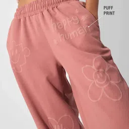 The Souled Store Pink Printed Joggers image 3