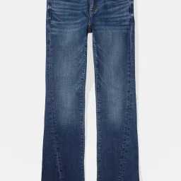 American Eagle Outfitters Navy Plain Jeans image 3