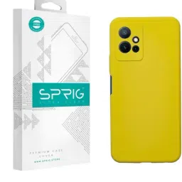 Sprig Back Cover for IQOO Z6 (Yellow)-picture-47