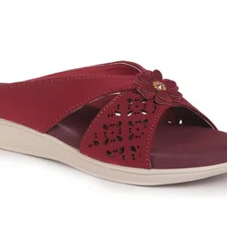 FAUSTO Women Open Toe Flats image 5