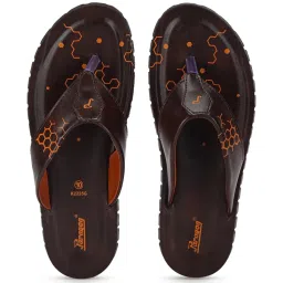 Paragon Men's Brown Thong Sandals image 3