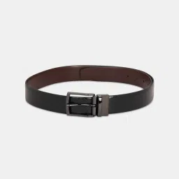 Byford by Pantaloons Black & Brown Leather Reversible Belt for Men image 3