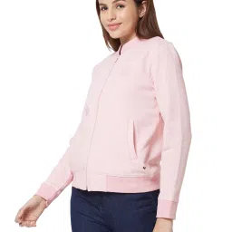 Spykar Pink Regular Fit Sweatshirt image 3