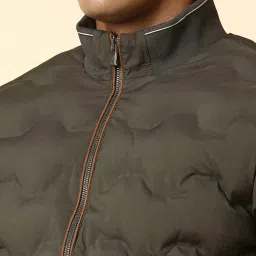 Allen Solly Brown Regular Fit Quilted Jacket image 3