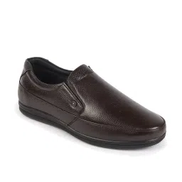 Fausto Men's Brown Formal Loafers image 3