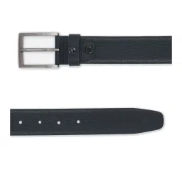 Van Heusen Navy Leather Textured Waist Belt image 3