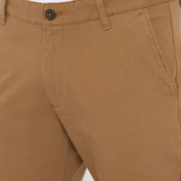 Duke Men Khaki Slim Fit Chinos Trousers image 4