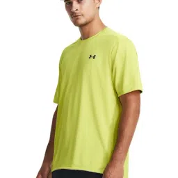 Under Armour Yellow Loose Fit Sports T-Shirt-image-86