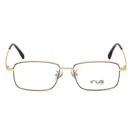 Irus Black Rectangular Eye Frames for Men image 2