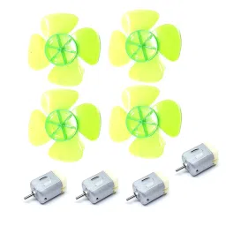 Invento ISC 1946-2A 3-6V Toy Hobby DC Motor 20x15x25mm with 4 Vanes 4 Inch Fan Propeller-picture-16