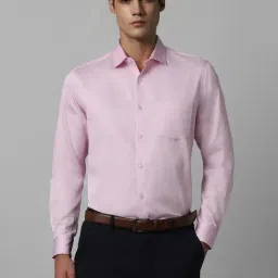 Allen Solly Pink Cotton Slim Fit Shirt-picture-38